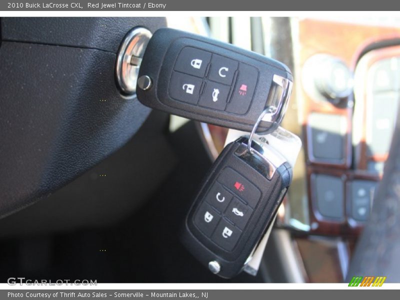 Red Jewel Tintcoat / Ebony 2010 Buick LaCrosse CXL