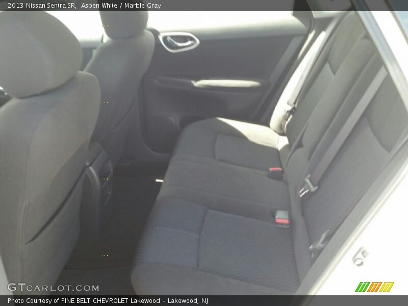 Aspen White / Marble Gray 2013 Nissan Sentra SR