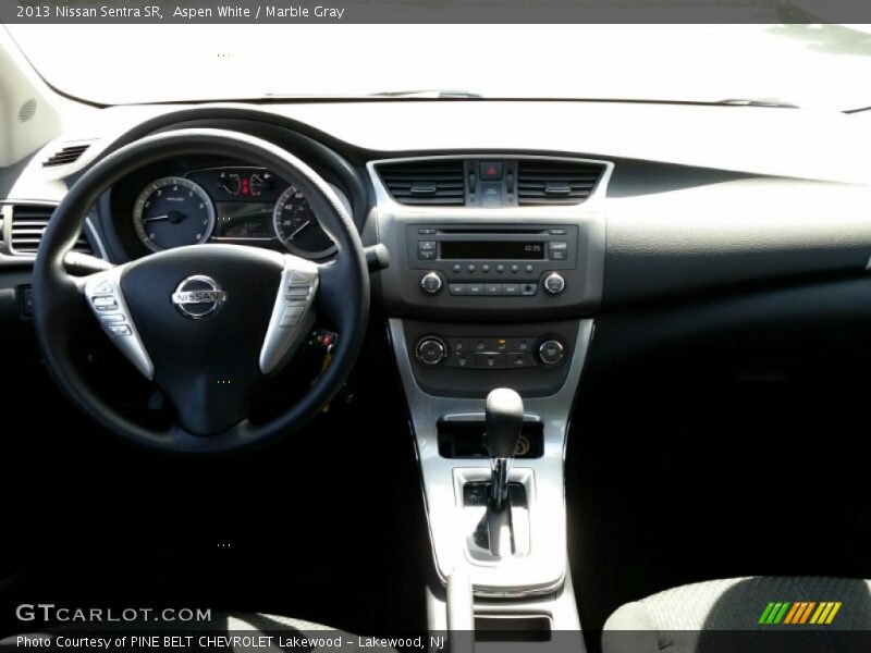 Aspen White / Marble Gray 2013 Nissan Sentra SR