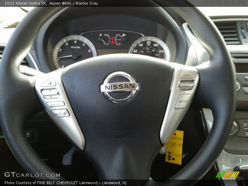 Aspen White / Marble Gray 2013 Nissan Sentra SR