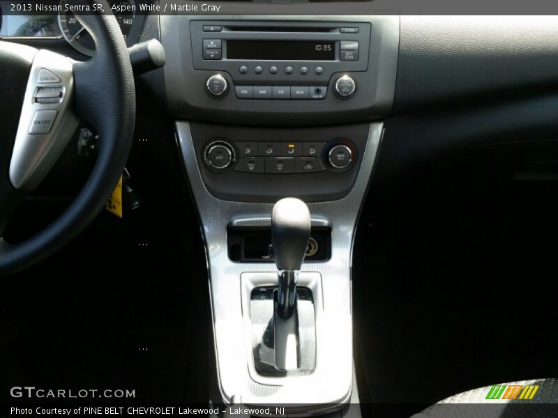 Aspen White / Marble Gray 2013 Nissan Sentra SR