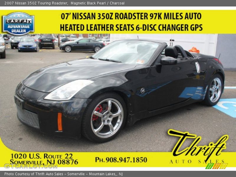 Magnetic Black Pearl / Charcoal 2007 Nissan 350Z Touring Roadster