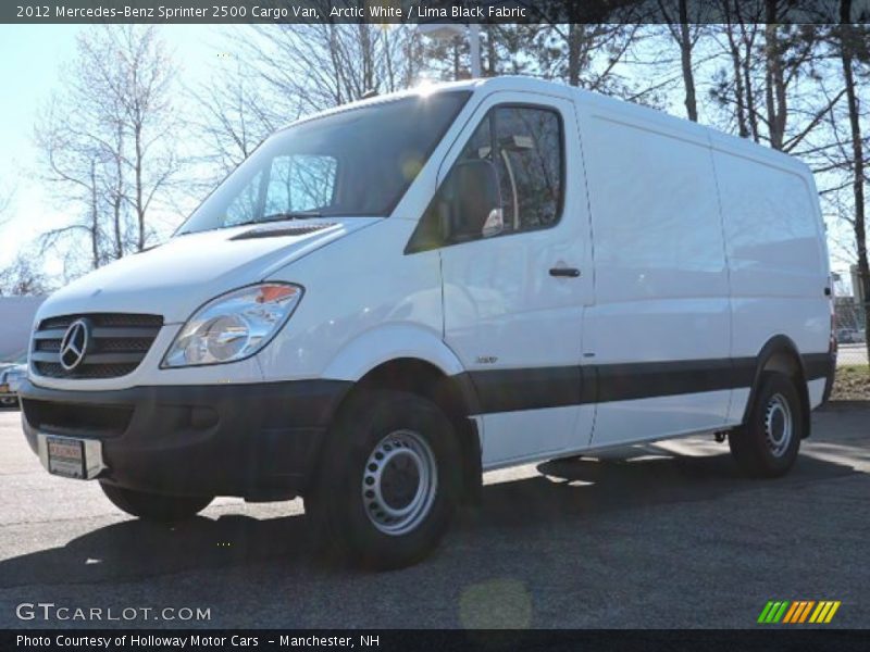 Arctic White / Lima Black Fabric 2012 Mercedes-Benz Sprinter 2500 Cargo Van