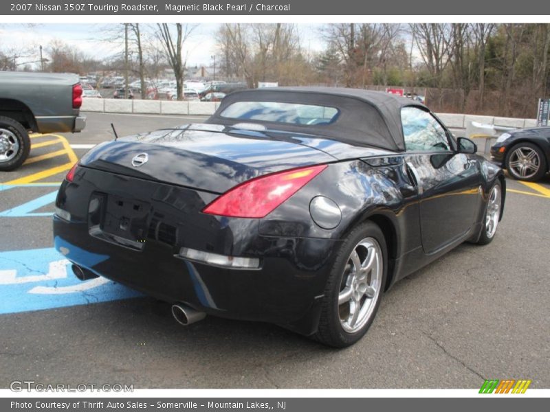 Magnetic Black Pearl / Charcoal 2007 Nissan 350Z Touring Roadster