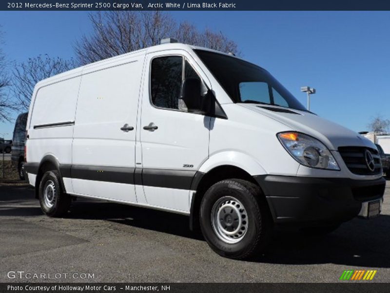 Arctic White / Lima Black Fabric 2012 Mercedes-Benz Sprinter 2500 Cargo Van