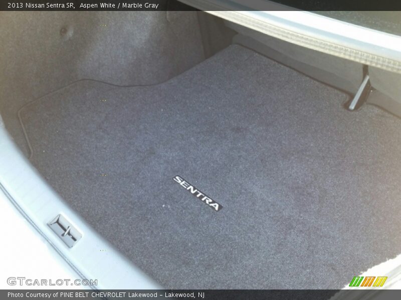 Aspen White / Marble Gray 2013 Nissan Sentra SR