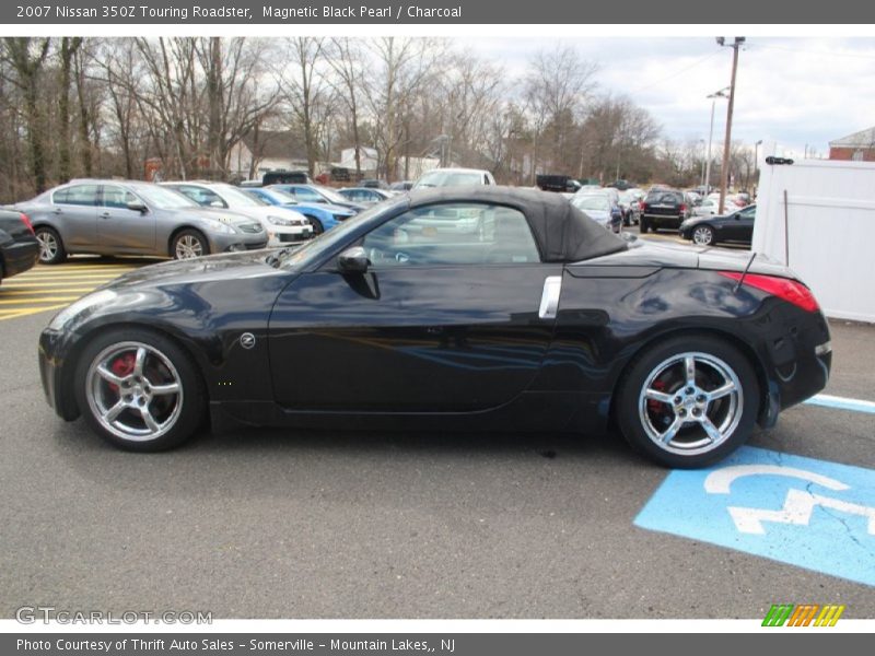 Magnetic Black Pearl / Charcoal 2007 Nissan 350Z Touring Roadster