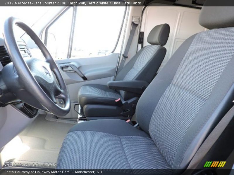 Arctic White / Lima Black Fabric 2012 Mercedes-Benz Sprinter 2500 Cargo Van