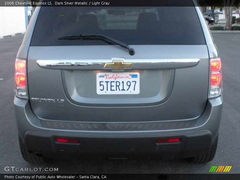 Dark Silver Metallic / Light Gray 2006 Chevrolet Equinox LS