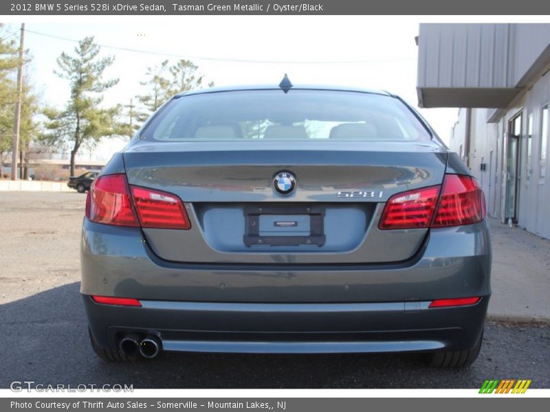 Tasman Green Metallic / Oyster/Black 2012 BMW 5 Series 528i xDrive Sedan