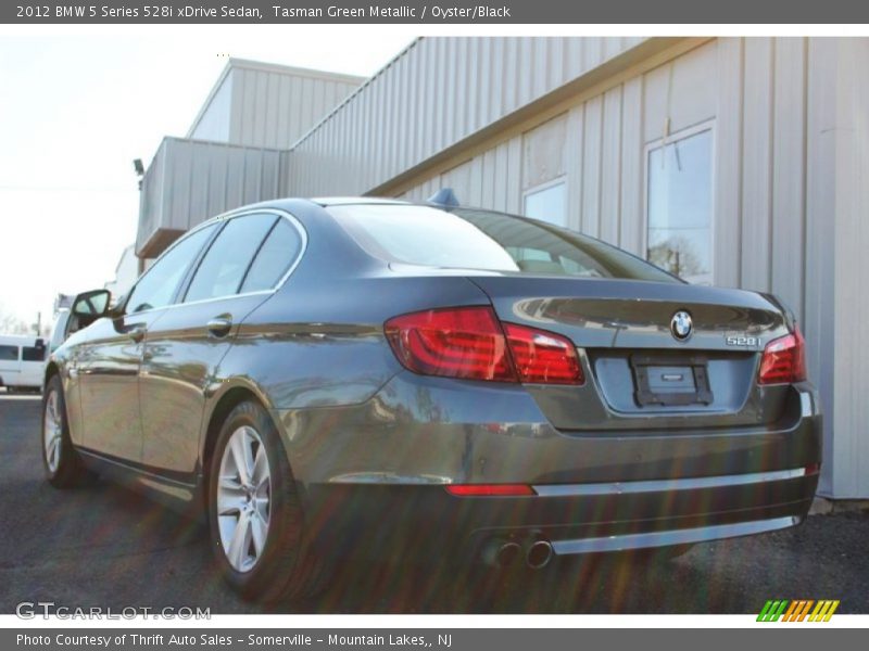 Tasman Green Metallic / Oyster/Black 2012 BMW 5 Series 528i xDrive Sedan