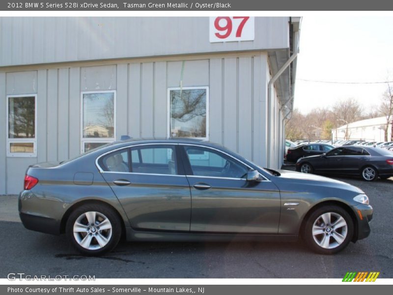 Tasman Green Metallic / Oyster/Black 2012 BMW 5 Series 528i xDrive Sedan