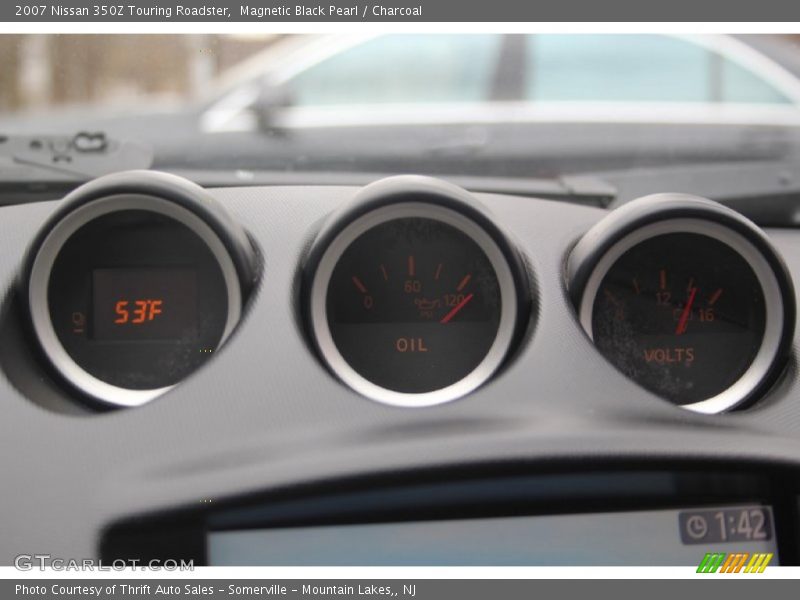 Magnetic Black Pearl / Charcoal 2007 Nissan 350Z Touring Roadster