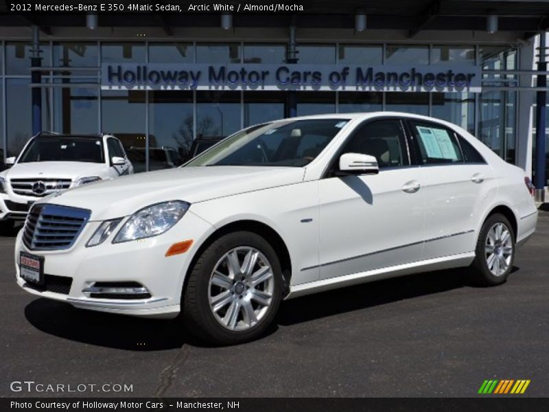 Arctic White / Almond/Mocha 2012 Mercedes-Benz E 350 4Matic Sedan