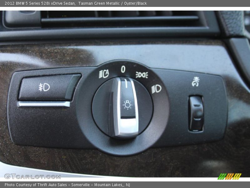 Tasman Green Metallic / Oyster/Black 2012 BMW 5 Series 528i xDrive Sedan