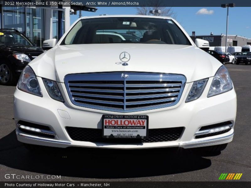 Arctic White / Almond/Mocha 2012 Mercedes-Benz E 350 4Matic Sedan