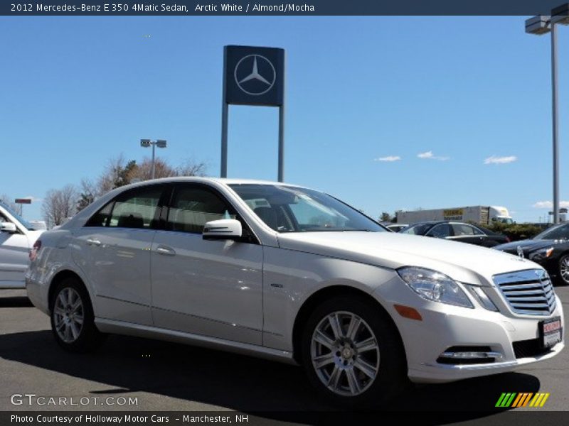 Arctic White / Almond/Mocha 2012 Mercedes-Benz E 350 4Matic Sedan