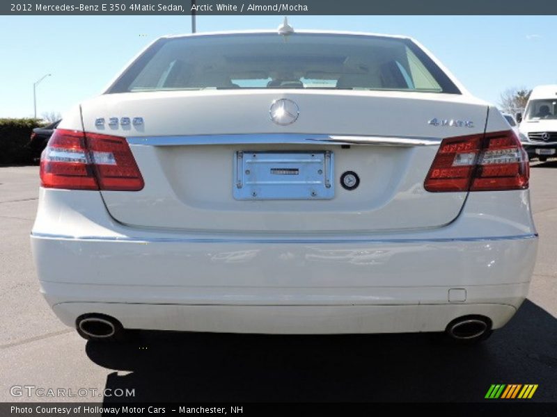 Arctic White / Almond/Mocha 2012 Mercedes-Benz E 350 4Matic Sedan