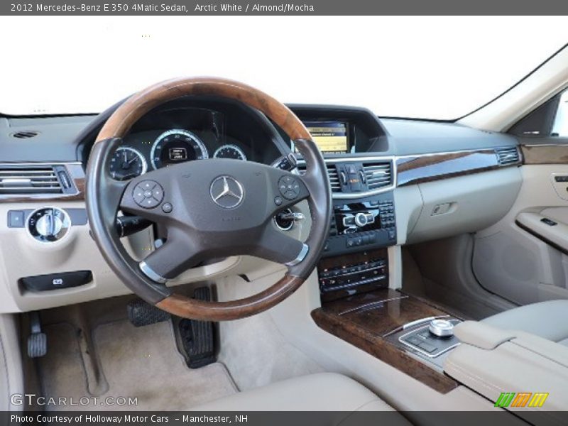 Arctic White / Almond/Mocha 2012 Mercedes-Benz E 350 4Matic Sedan