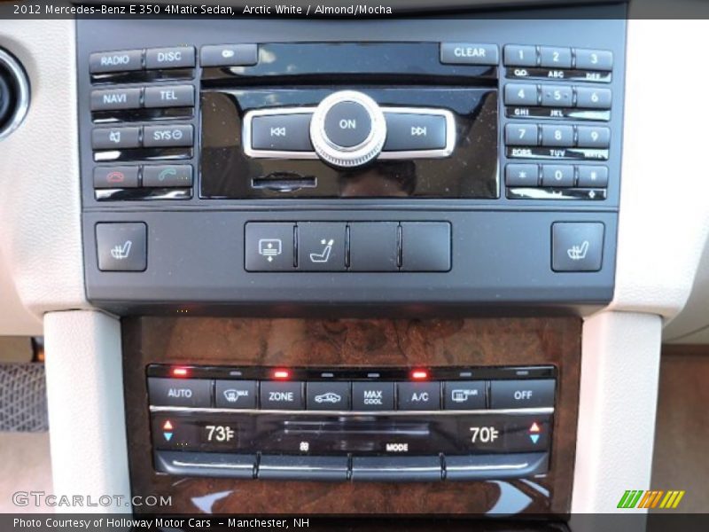 Arctic White / Almond/Mocha 2012 Mercedes-Benz E 350 4Matic Sedan