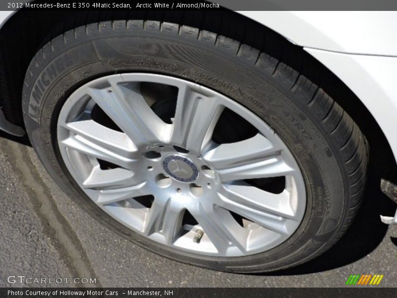 Arctic White / Almond/Mocha 2012 Mercedes-Benz E 350 4Matic Sedan