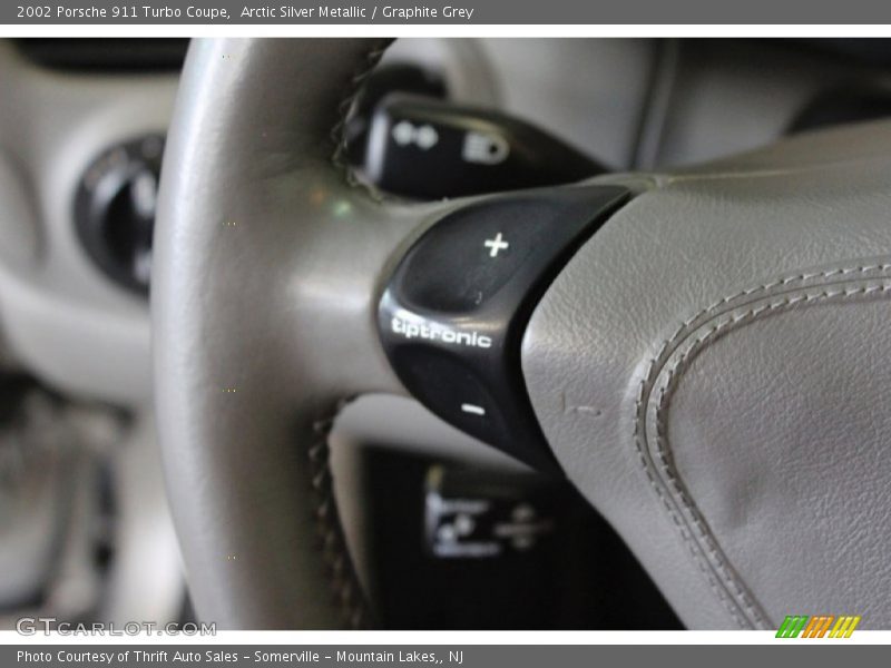 Arctic Silver Metallic / Graphite Grey 2002 Porsche 911 Turbo Coupe