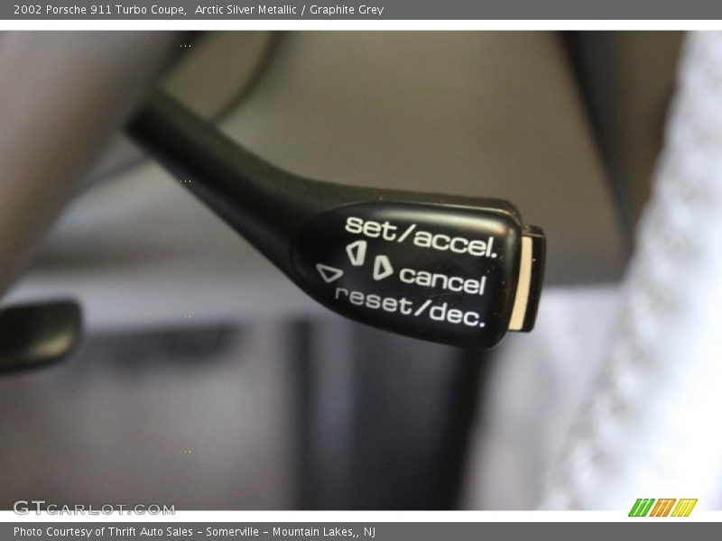 Arctic Silver Metallic / Graphite Grey 2002 Porsche 911 Turbo Coupe