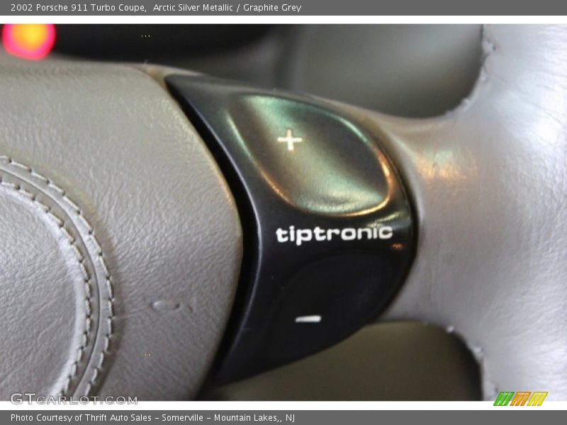 Arctic Silver Metallic / Graphite Grey 2002 Porsche 911 Turbo Coupe