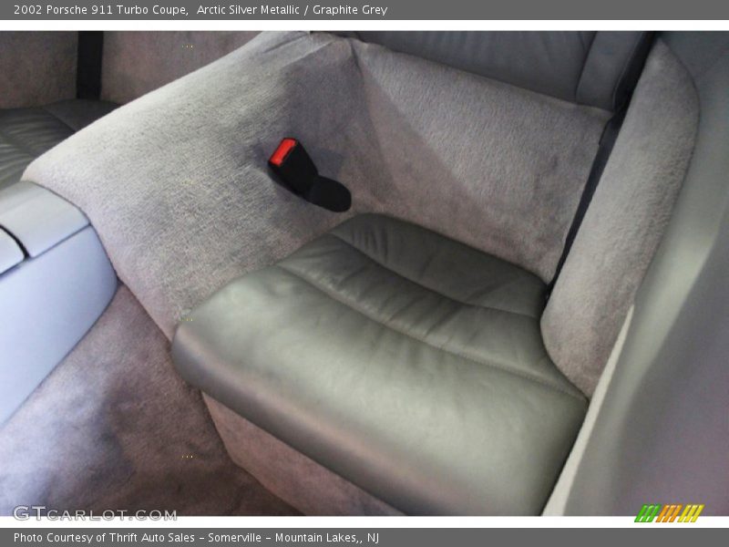 Arctic Silver Metallic / Graphite Grey 2002 Porsche 911 Turbo Coupe