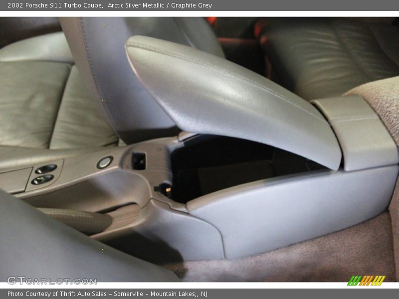 Arctic Silver Metallic / Graphite Grey 2002 Porsche 911 Turbo Coupe