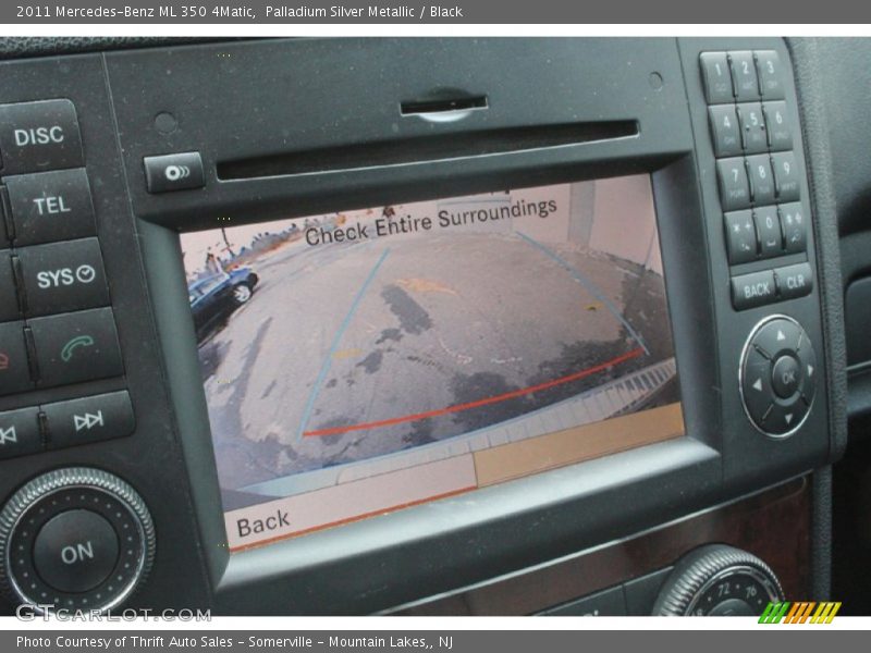 Palladium Silver Metallic / Black 2011 Mercedes-Benz ML 350 4Matic