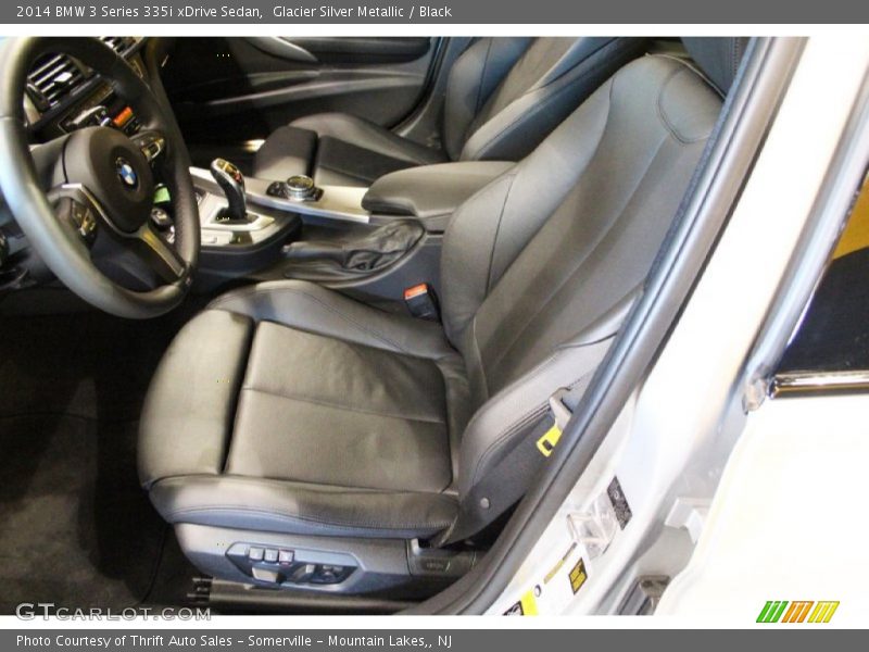 Glacier Silver Metallic / Black 2014 BMW 3 Series 335i xDrive Sedan
