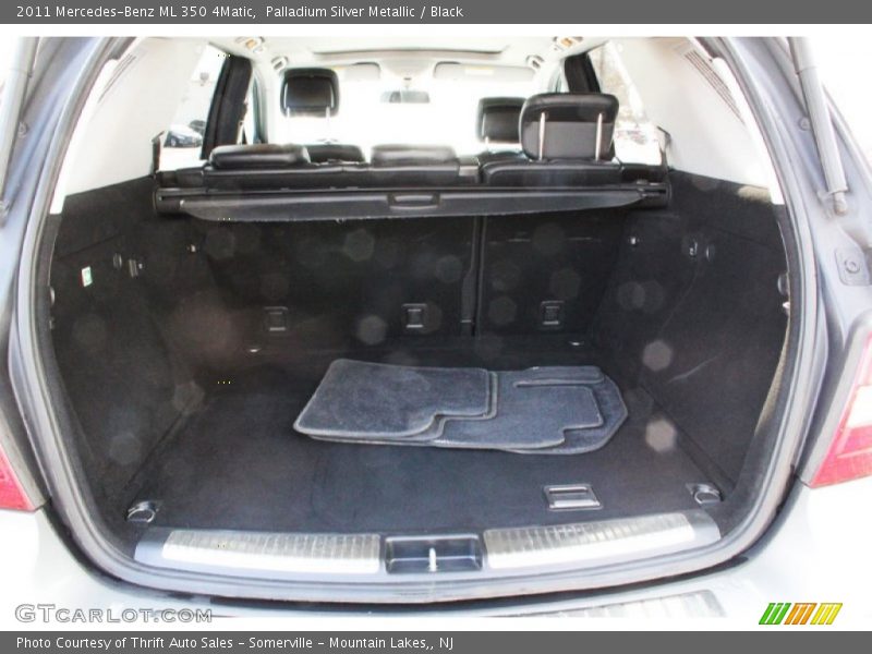 Palladium Silver Metallic / Black 2011 Mercedes-Benz ML 350 4Matic