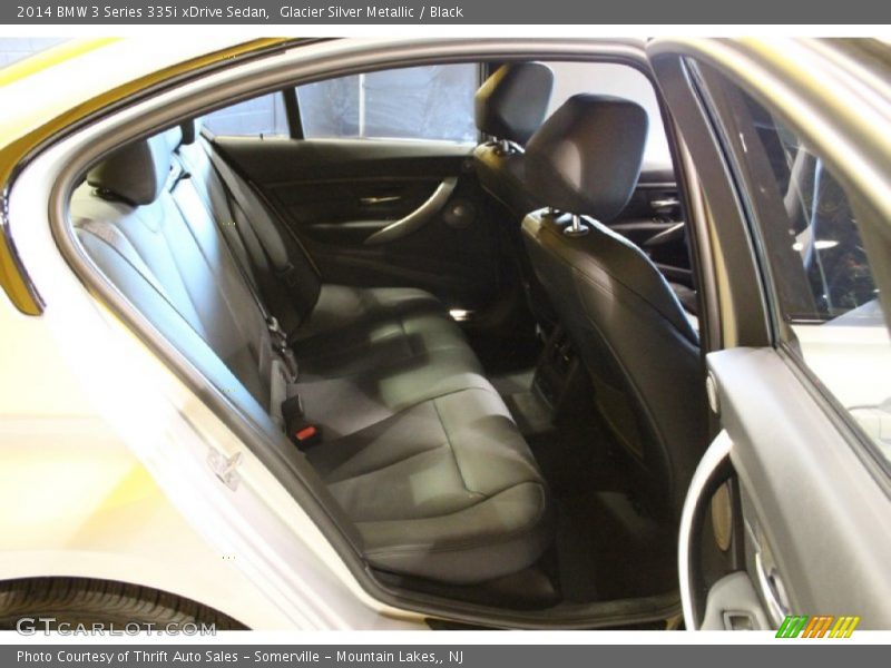 Glacier Silver Metallic / Black 2014 BMW 3 Series 335i xDrive Sedan