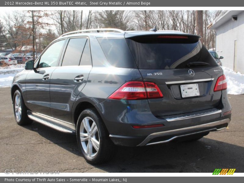 Steel Grey Metallic / Almond Beige 2012 Mercedes-Benz ML 350 BlueTEC 4Matic