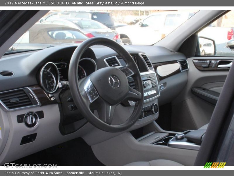 Steel Grey Metallic / Almond Beige 2012 Mercedes-Benz ML 350 BlueTEC 4Matic