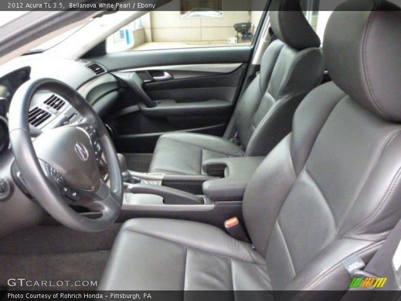 Bellanova White Pearl / Ebony 2012 Acura TL 3.5