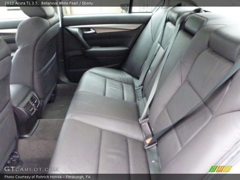 Bellanova White Pearl / Ebony 2012 Acura TL 3.5