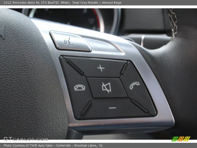Steel Grey Metallic / Almond Beige 2012 Mercedes-Benz ML 350 BlueTEC 4Matic