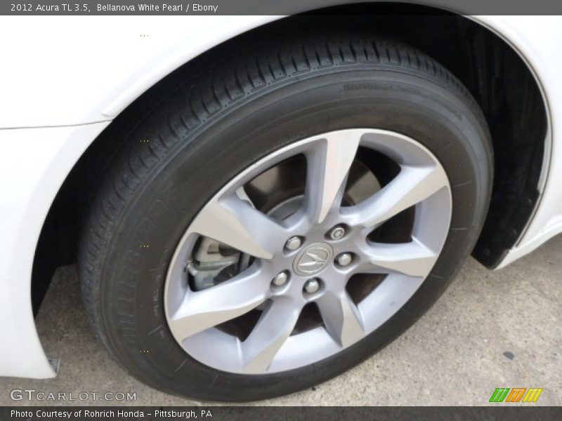 Bellanova White Pearl / Ebony 2012 Acura TL 3.5