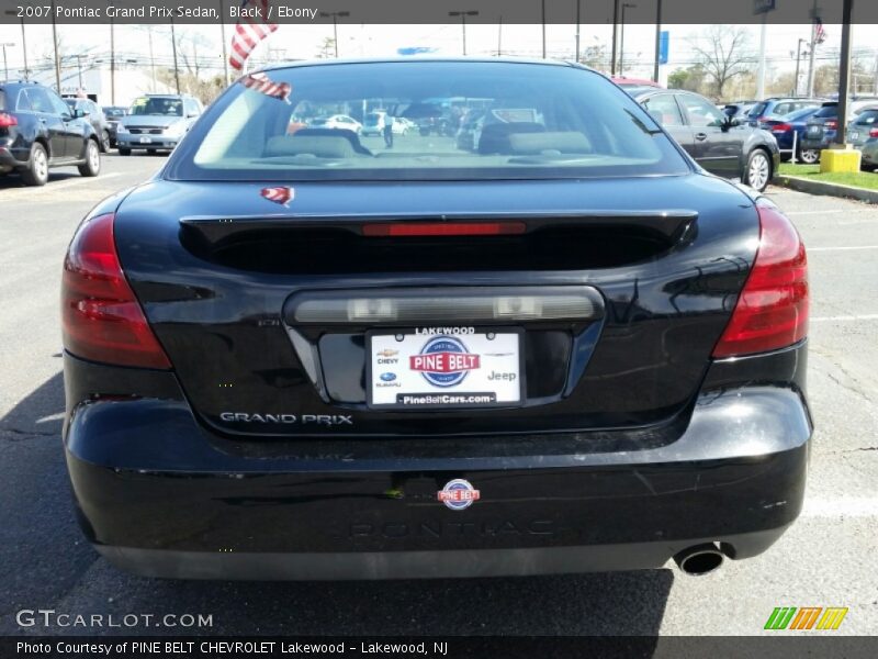 Black / Ebony 2007 Pontiac Grand Prix Sedan