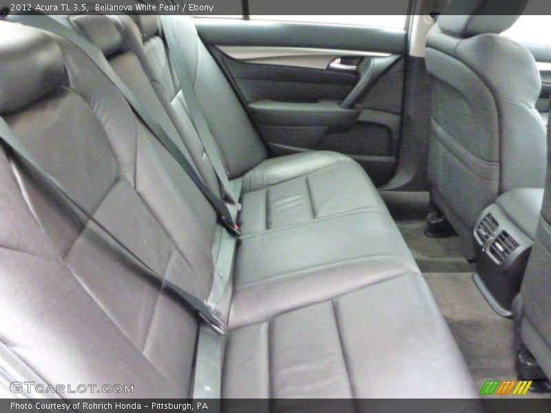 Bellanova White Pearl / Ebony 2012 Acura TL 3.5
