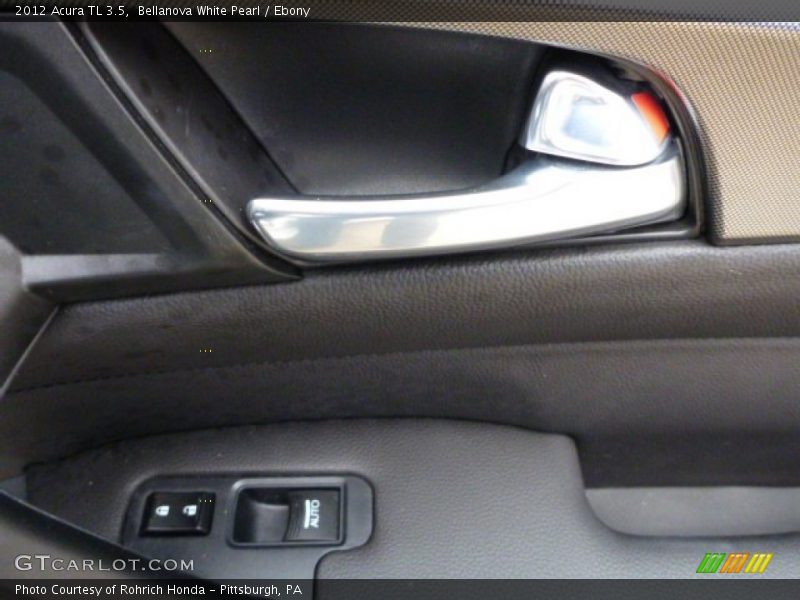 Bellanova White Pearl / Ebony 2012 Acura TL 3.5