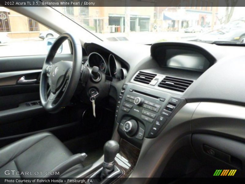 Bellanova White Pearl / Ebony 2012 Acura TL 3.5