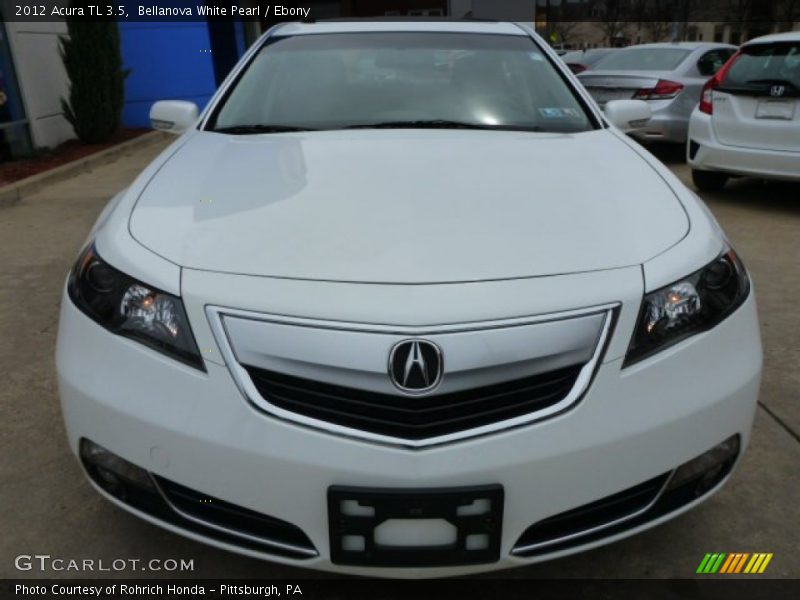 Bellanova White Pearl / Ebony 2012 Acura TL 3.5