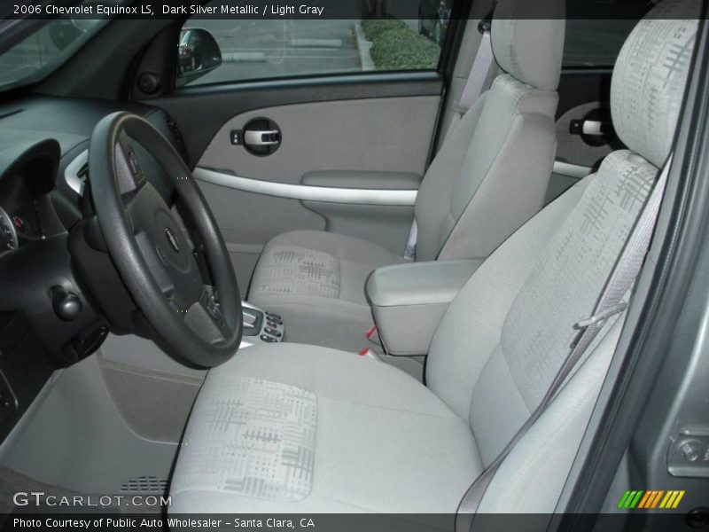 Dark Silver Metallic / Light Gray 2006 Chevrolet Equinox LS