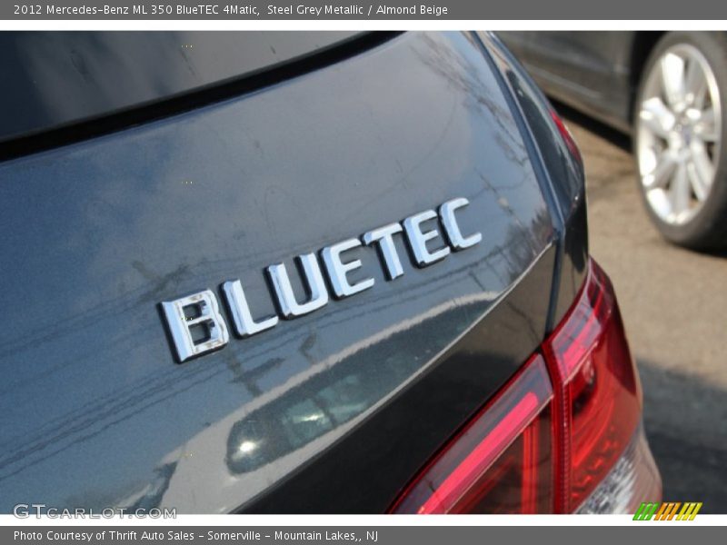 Steel Grey Metallic / Almond Beige 2012 Mercedes-Benz ML 350 BlueTEC 4Matic