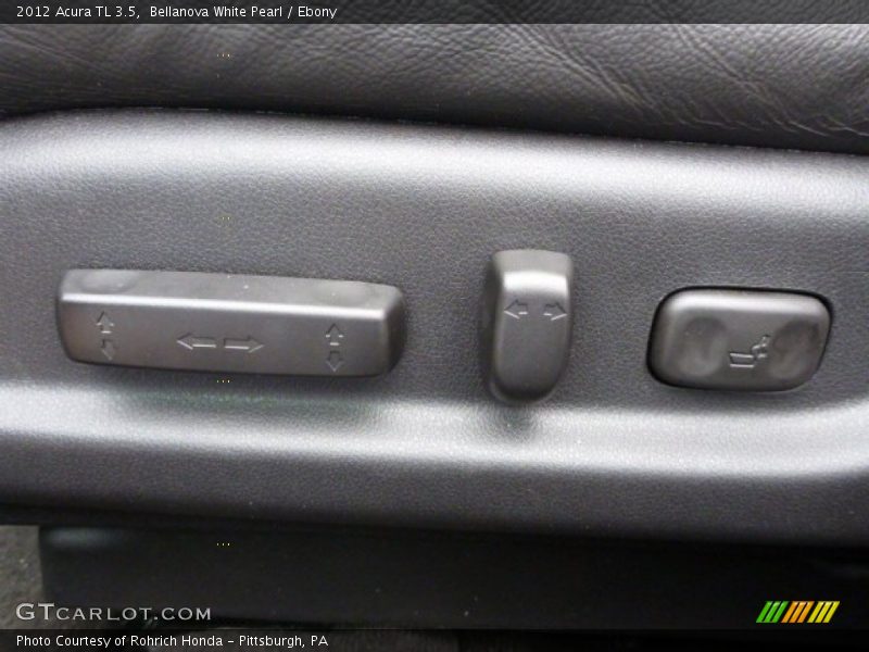 Bellanova White Pearl / Ebony 2012 Acura TL 3.5