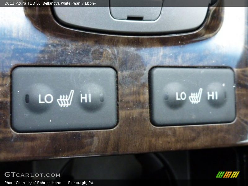 Bellanova White Pearl / Ebony 2012 Acura TL 3.5