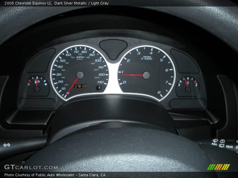 Dark Silver Metallic / Light Gray 2006 Chevrolet Equinox LS